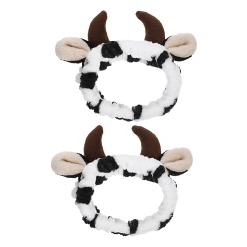 HONMEET ユニークなスパヘッドバンドセット 2個入り ケアヘッドバンド 洗顔用 お風呂や普段使いに柔らかくて快適