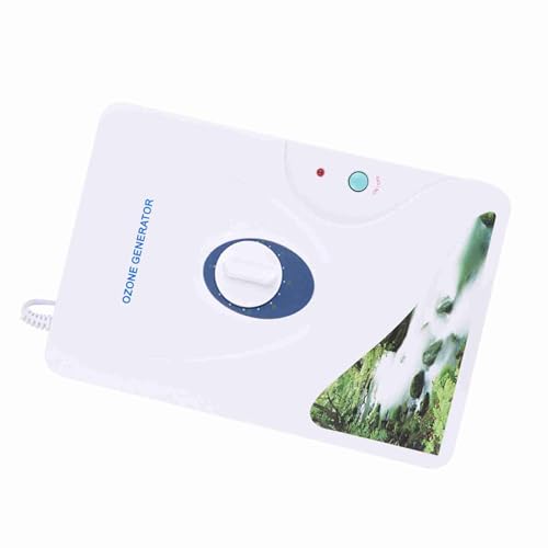 ERYUE Purificadores de Aire con Generador de Ozono de 600 MG/h, Funcionamiento Sencillo con Orificios para Colgar para Cocina, Lavandería, Baño, Dormitorio y Jardín.Disolviendo