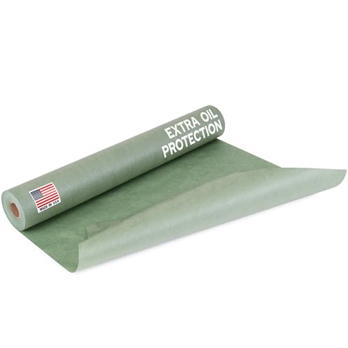 Image of 18 inch x 60 Yards (180 feet) Green Masking Paper with Extra Oil Protection for Automotive Painting Industries - Made in USA Masking Paper for Painting Cars, Protection from Splatter