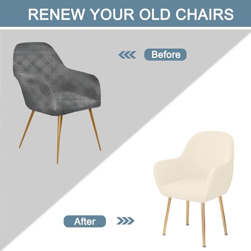 Housse de chaise de bureau extensible et lavable pour fauteuil