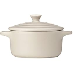 Mini Cacerola Ceramica Premier Housewares – Horno Amor Mini Cacerola, Gris, 0,23 L, cerámica, Beige, 10 x 13 x 7.5 cm