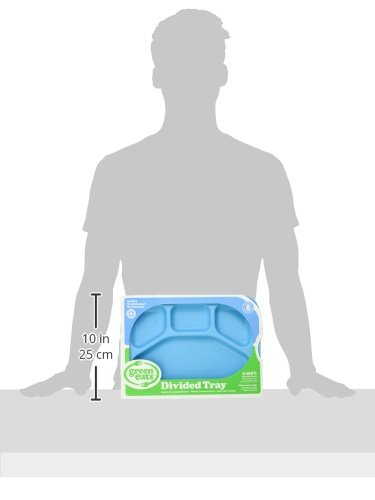 Green Eats Divided Tray, Blue