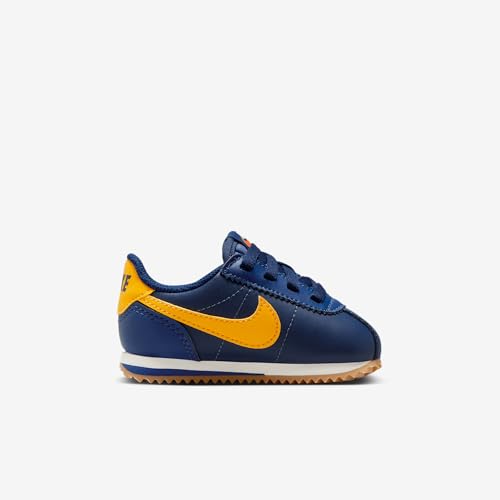 Nike Cortez EasyOn Baby/Toddler Shoes (DM0952-401, Midnight Navy/Blue Void/Sail/University Gold)3
