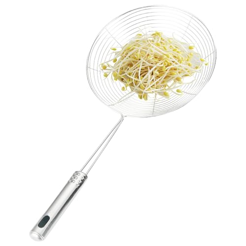 Skimmer - Spoon per friggere gli alimenti - Skimmer Skimmer - Spoon in acciaio inox Skimmer Ladle, kit - Chingadget, sCuisine - Pasta Cask per filtrazione olio, frittura, padelle