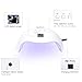 Gel UV LED Nail Polish Lamp, LKE Nail Dryer 40W LED Light with 3 Timers Professional for Nail Art Tools Accessories White