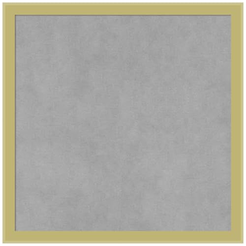 Amanti Art Gold Framed Magnetic Board, 17x17, Modern Office Decor