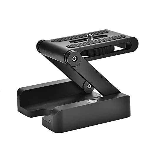 Z Type Tilt Flexible Tripod Head, Lightweight Portable Tripod Tilt Head 1/4 Mounting Screw for Nikon DSLR