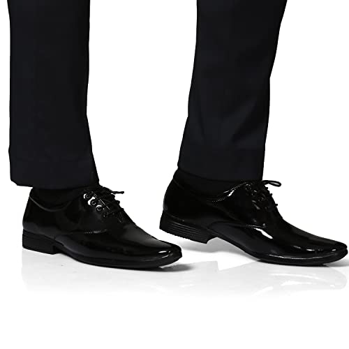 Shoe Island ® Icon-X ™ Fashionable Red Black Leather Trendy Modern Lace Ups Running Basketball Sports Casual Shoes Sneakers for Men (BAB5015)