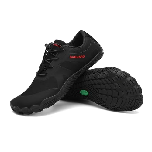 Saguaro Zapatillas Barefoot Mujer Hombre Zapatillas Minimalista Respirable Calzado Minimalista Zapatillas De Trail Running Negro Intenso,Gr.38 Saguaro Zapatillas Barefoot Mujer Hombre Zapatillas Minimalista Respirable Calzado Minimalista Zapatillas De Trail Running Negro Intenso,Gr.38
