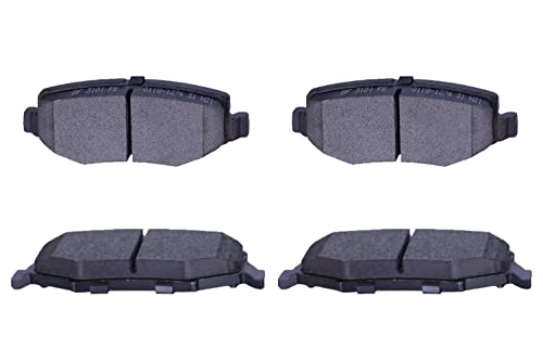 Image of Ceramic Brake Pads(D1274) Rear Set Replacement for 2007-2011 Dodge Nitro, 2008-2012 Jeep Liberty, 2007-2018 Jeep Wrangler, 2018 Jeep Wrangler JK