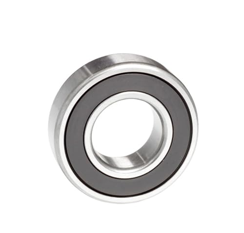 Rodamientos de Bolas, Bimetal Seal Shield Micro Rodamiento rígido de bolas 1 pieza 6200-2RS 6201-2RS 6202-2RS 6203-2RS 6204-2RS Mini rodamientos rígidos de bolas de acero de baja velocidad(6201-2RS)