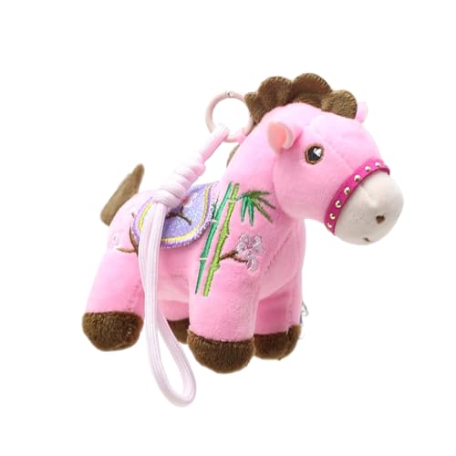 Generisch Colgante - Peluche suave cosido a mano, adorno 2026 para el año del que - Para familia, amigos, colegas, festival, hogar, viajes, año nuevo, dormitorio, sala de estar, Rosa., Siehe