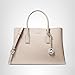 Michael Kors Ruthie Large Satchel, Silver-Tone Hardware/Light Sand