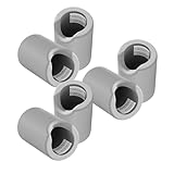 Hohopeti 6 Stück Silikon Türgriff Schutzkappen Eckenschutz Weicher Stoßfänger für Möbel...