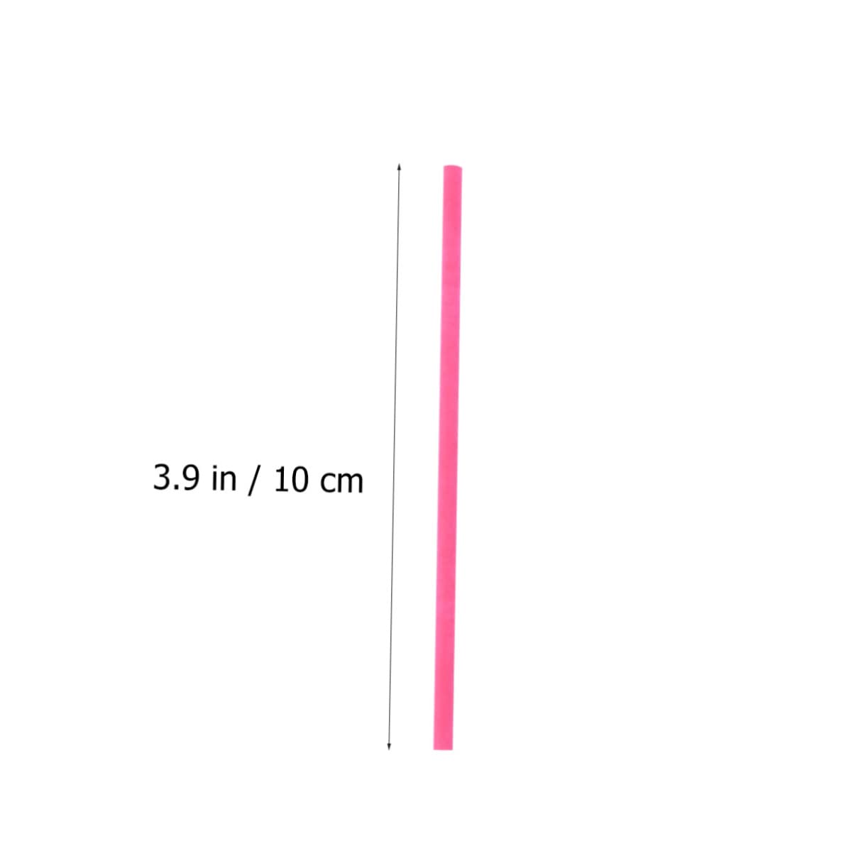 Cabilock 100pcs Rosy Colorful Paper Lollipop Sticks Cake Pop Sticks Sturdy and Sturdy for Birthday Party and DIY Projects