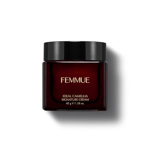 FEMMUE Ideal Camellia Signature Cream (1.58 oz) | Face Moisturizer With Camellia Seed Oil to Nourish Dry, Damaged Skin | Korean Skincare