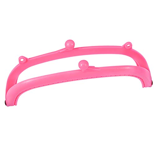 Exceart 20212RRH11110 Lock Metal Wallets Book Binding Tape Purse Making Supplies Handbag Buckles White Resin Floating Shelves Umbrella Bag Purse Handles Purse Closures Pink Bags Frame cover