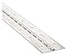 Continuous Hinge, Nickel, 6 ft. L, 3 in. W