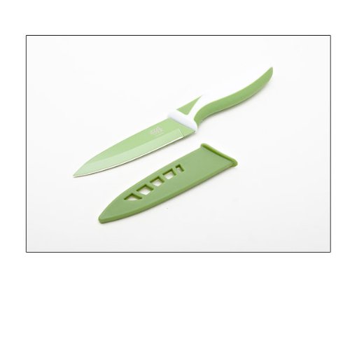 Paring Knife - Nonstick 4-in Blade - Lime