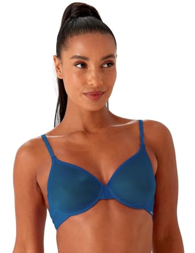 Image of Gossard Glossies Sheer Underwire Bra - Barely-There Moulded Plunge, Invisible Under Clothing