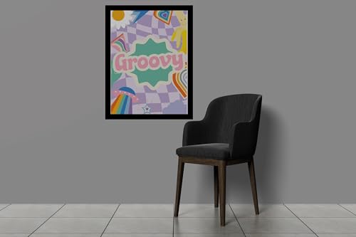 Image of BLINKART Trendy Abstract Wall Art Painting Print Design | Aesthetic Wall Decor Photo Artwork Frame Decoration Hanging For Home Bedroom Living Room Office Wall Decor | T077 | 13x10 Inches