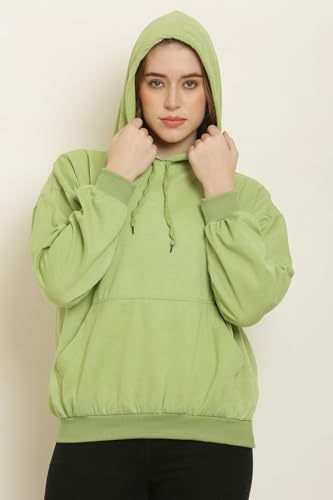 Image of CANIDAE Women's Sweatshirt & Hoodies, Fleece Material Full Sleeves, Women Winter Wear, Hooded Neck Regular Fit Long Sleeve Womens Sweatshirt || Small to 12XL || Plus Sizes ||