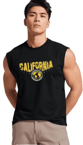 Image of JUARI BE A GENTLEMAN Men's Sleeveless Tank Top Premium Cotton Blend Muscle Fit Gym Vest | Casual Summer Shirt | Breathable & Lightweight Fitness Wear for Gym, Running & Daily Use