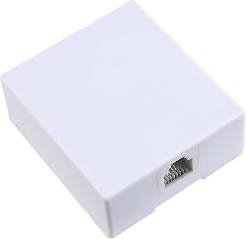 Miniatura 2 de Skywalker Conector de teléfono modular de montaje en superficie (blanco)