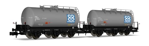 Wagons-citernes RENFE CAMPSA pour créer des manœuvres de triage réalistes en HO