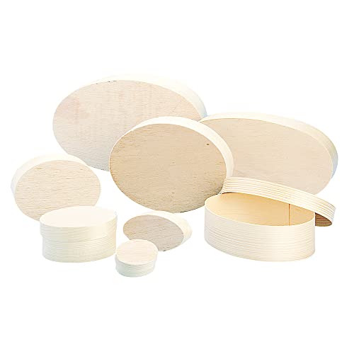 Rayher 62389000 Chipbox Oval FSC Mix Credit 11 x 16 x 5.5 cm