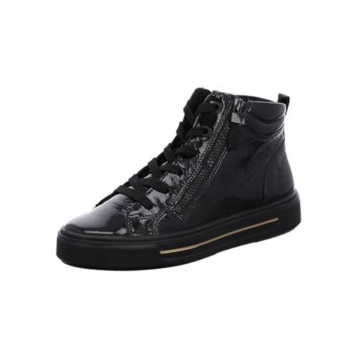 ARA Damen COURTYARD Mid-cut Sneaker, SCHWARZ, 42