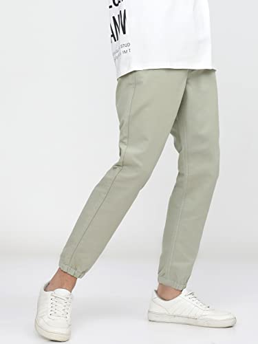 Image of KETCH Men Mid Rise Regular Fit Jogger Trouser