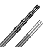 DOBEN Carbon Fiber Pool Pole, 15 Foot Telescoping Swimming Pool Cleaning Pole, Telescopic Pool Poles 4.6 to 15 FT, Professional Poles for Skimmer Net, Brush, Vacuum Head 15FT