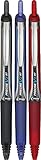 Pilot Precise V7 RT Retractable Rolling Ball Pens, Fine Point, 3-Pack, Black/Blue/Red Inks (26059)