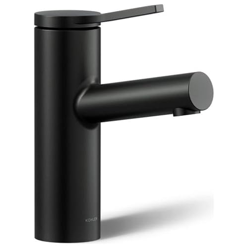 Kohler K-35048-4-BL Elate Single-Handle Bathroom Sink Faucet Bathroom Faucets 1.2 GPM Matte Black