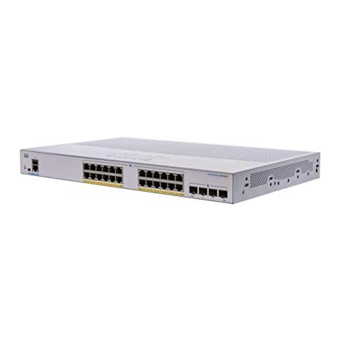Cisco Business CBS250-24P-4G Smart Switch | 24 Port GE | PoE | 4x1G SFP | Limited Lifetime Protection (CBS250-24P-4G) Cover