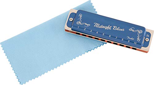 Fender Midnight Blues Harmonica avec étui de transport et manuel d’instructions (français non garanti) – Clé de Si plat - Les Beatles, Paul McCartney, John Lennon, RIngo Starr, George Harrison Fender Midnight Blues Harmonica avec étui de transport et manuel d'instructions (français non garanti) – Clé de Si plat – Image 4
