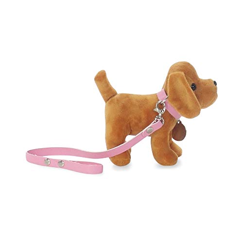 Emily Rose Pets For 18 Inch Dolls, Complete Brown Puppy Dog Play Set, Perfect Doll Toy For 18-In Dolls & More! Cuddley Dog, Leash, Collar, And Tag Play Dog Accessories #TOP2
