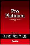 Canon 2768B016 PT-101 pro platinum photo paper inkjet 300g/m2 A4 20 Blatt Pack