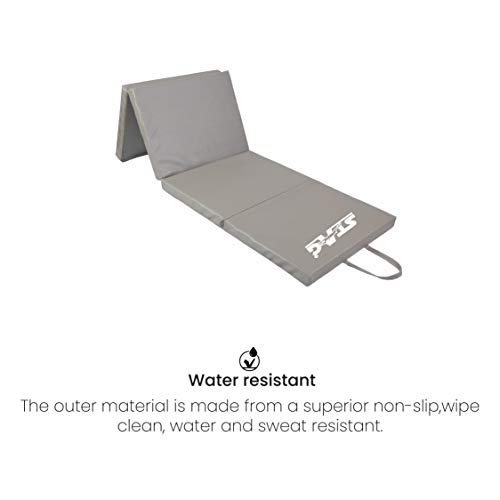 Image of STAG Multi-Purpose Foldable Fitness MAT 180 CM X 120 CM X 40 MM | Use as Tumbling mat, Gymnastics mat, Crash pad | Thick Foam | for Both Men and Women