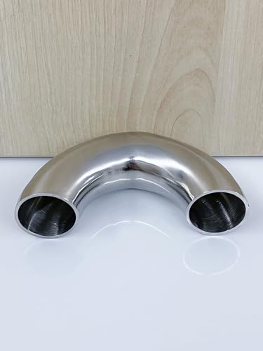 Codo de acero 180 grados para reparar fugas y desviar tuberías de 32mm 4