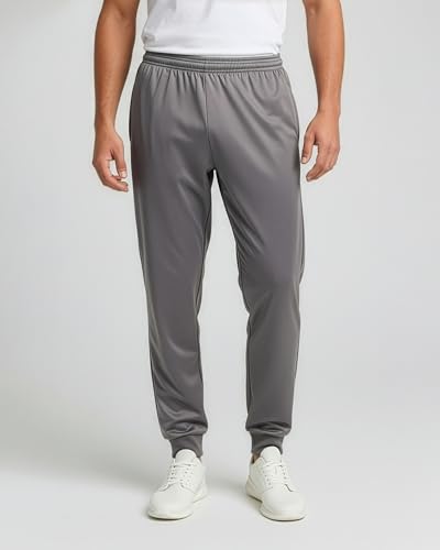 Image of Real Essentials 3 Pack: Men's Active Athletic Casual Jogger Sweatpants with Pockets
