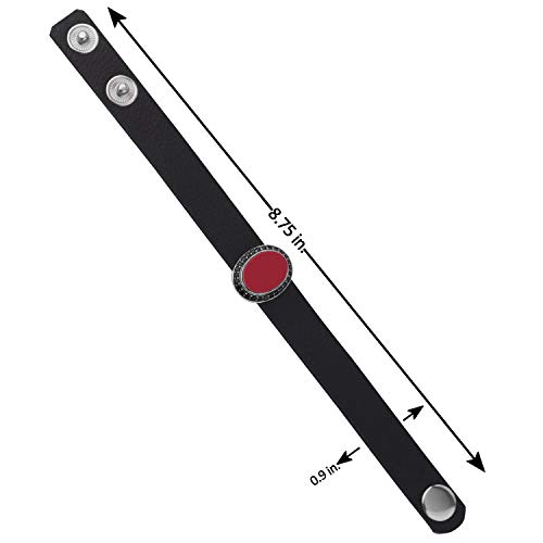 Dare & Red Enamel Bracelet