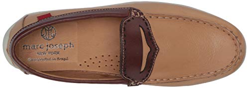 Image of Marc Joseph New York Kids' Genuine Leather Made in Brazil Driving Loafer with Penny Detail