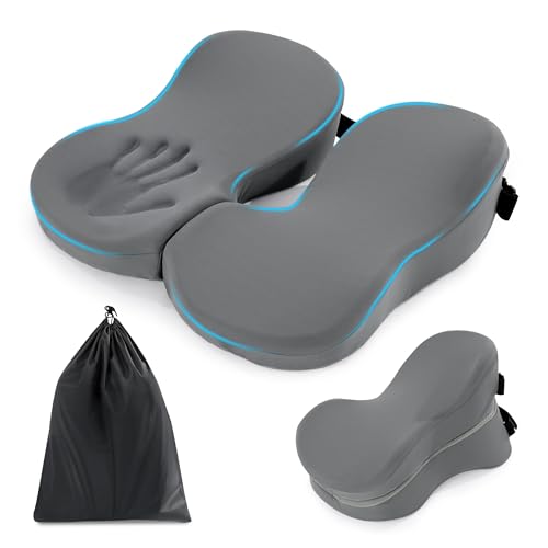 BALAPET Breathable Memory Foam Seat Cushion for Office & Car