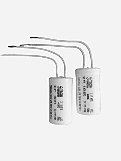 Image of True light (Tibcon) Capacitor for Ceiling Fan 3.15 MFD increasing fan speed,condenser 2 pcs white