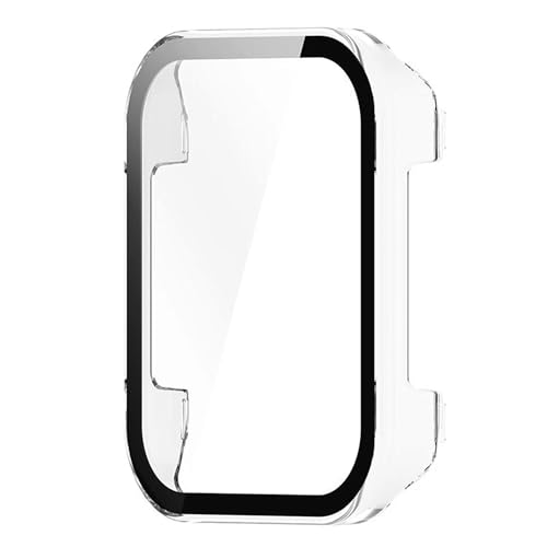 Image of Removable Screen Protector Watch Case Cover Compatible with Amazfit | Realme | Redmi Anti Scratch 360 Full Bumper Cover Shockproof Cases for Men and Women (Realme Watch 3 (Transparent))