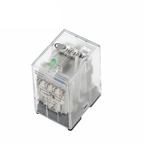 Relé HF18FF-012-4Z23D 12VDC repara circuitos de control múltiple sin perder potencia 5A
