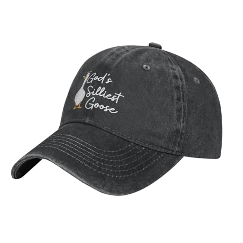 Image of Funny Goose Hat Silly Goose On The Loose Hat Men Baseball Hats Funny Cap