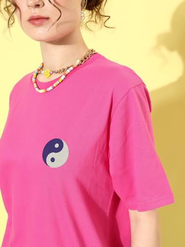 Image of Dillinger Blue Graphic Oversized T-Shirt